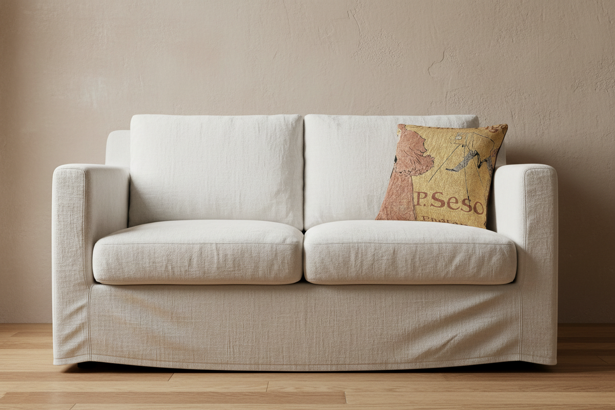 The Photographer Sescau — Toulouse-Lautrec Pillow