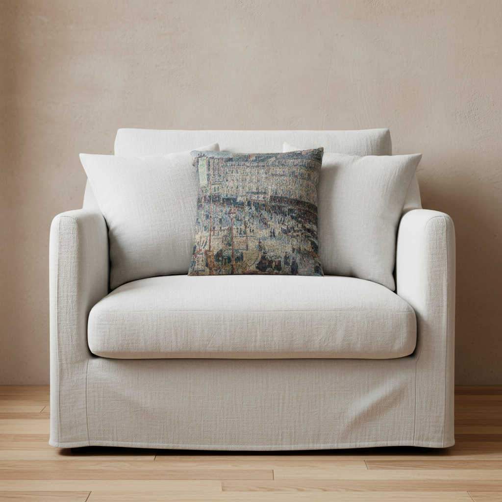 The Place du Havre, Paris — Pissarro Pillow