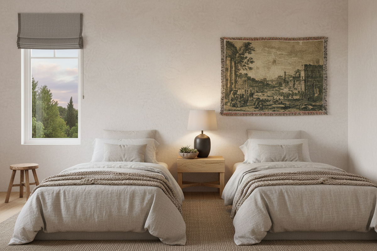 The Roman Forum — Lorrain Tapestry Blanket
