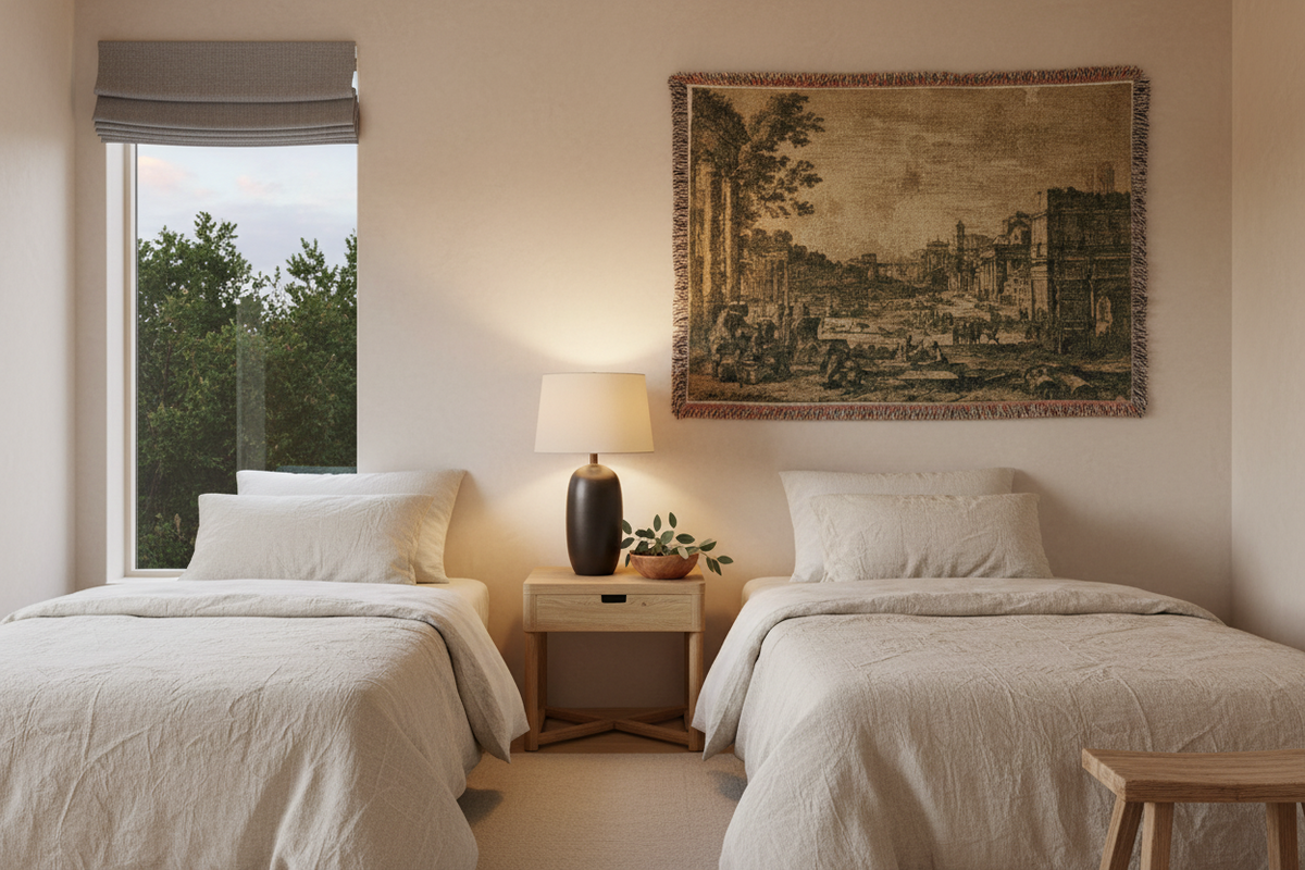 The Roman Forum — Lorrain Tapestry Blanket