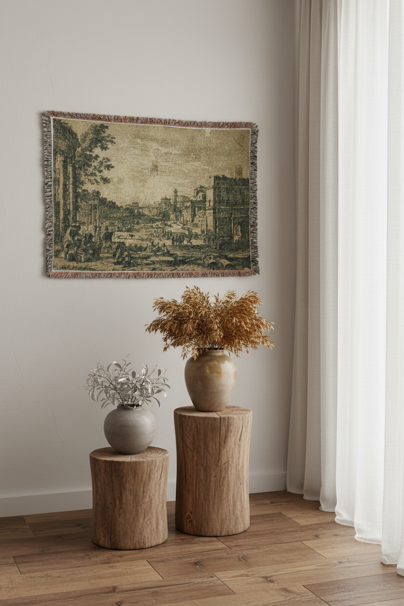 The Roman Forum — Lorrain Tapestry Blanket