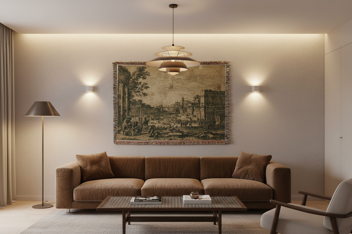 The Roman Forum — Lorrain Tapestry Blanket