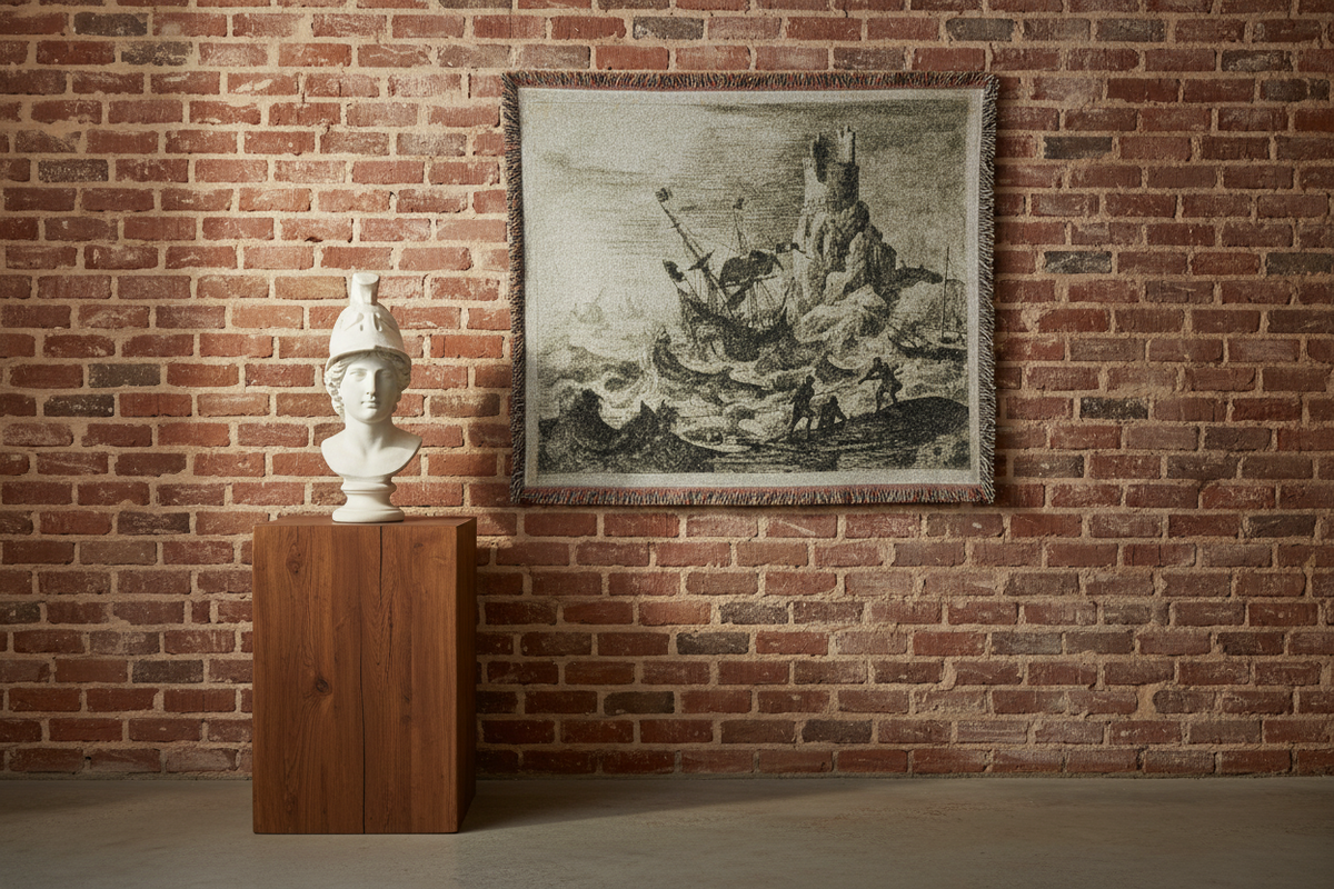 The Shipwreck — Lorrain Tapestry Blanket