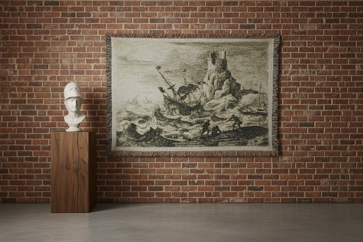 The Shipwreck — Lorrain Tapestry Blanket