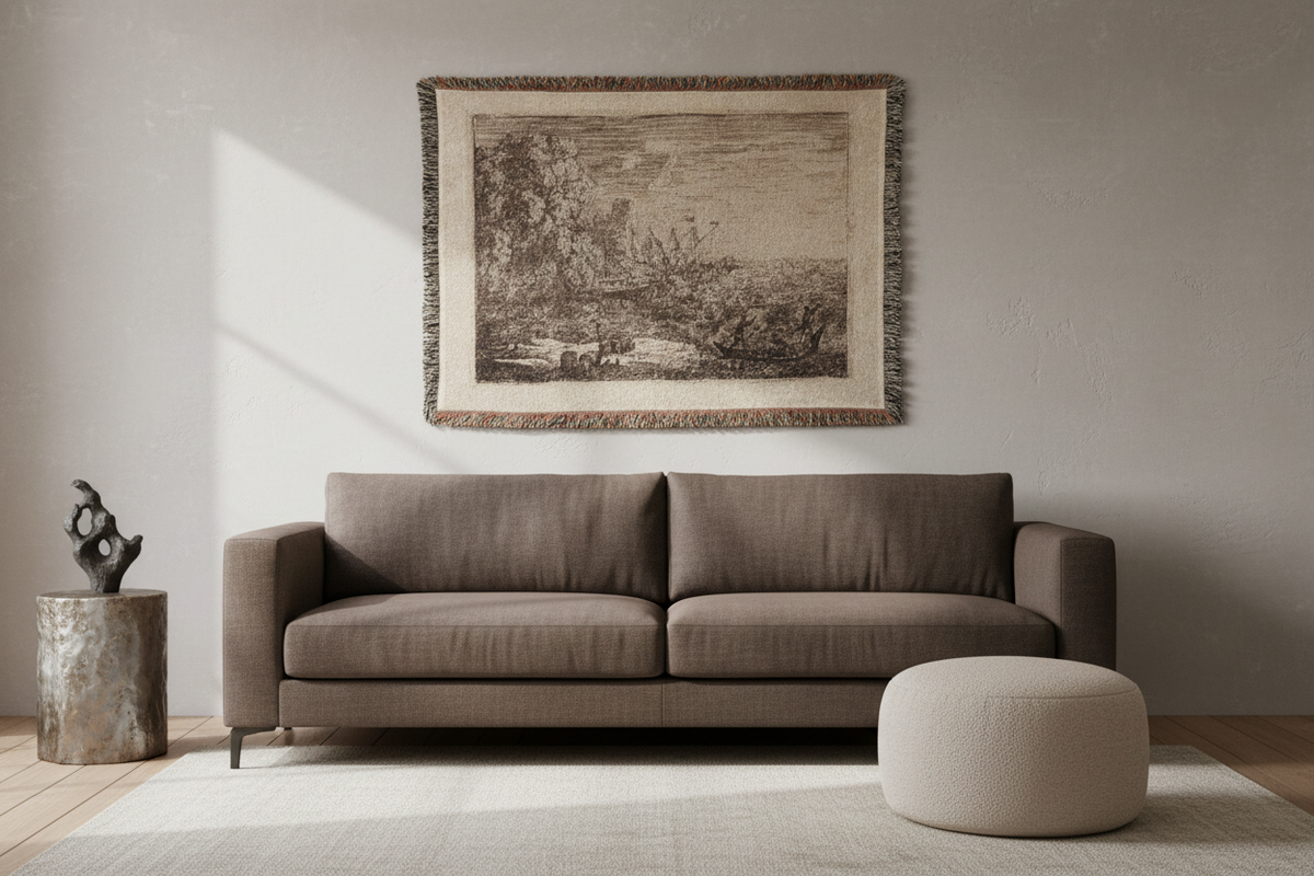 The Tempest — Lorrain Tapestry Blanket