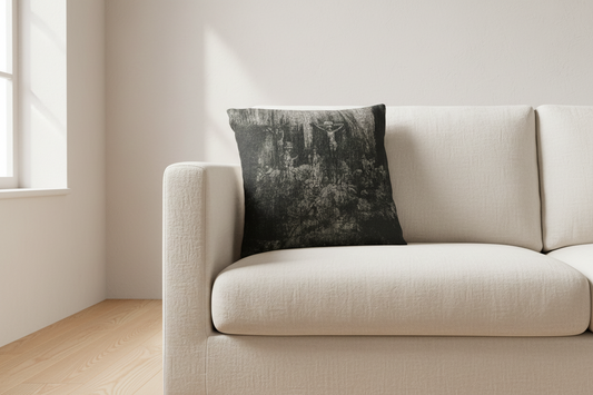 The Three Crosses — Rembrandt Pillow