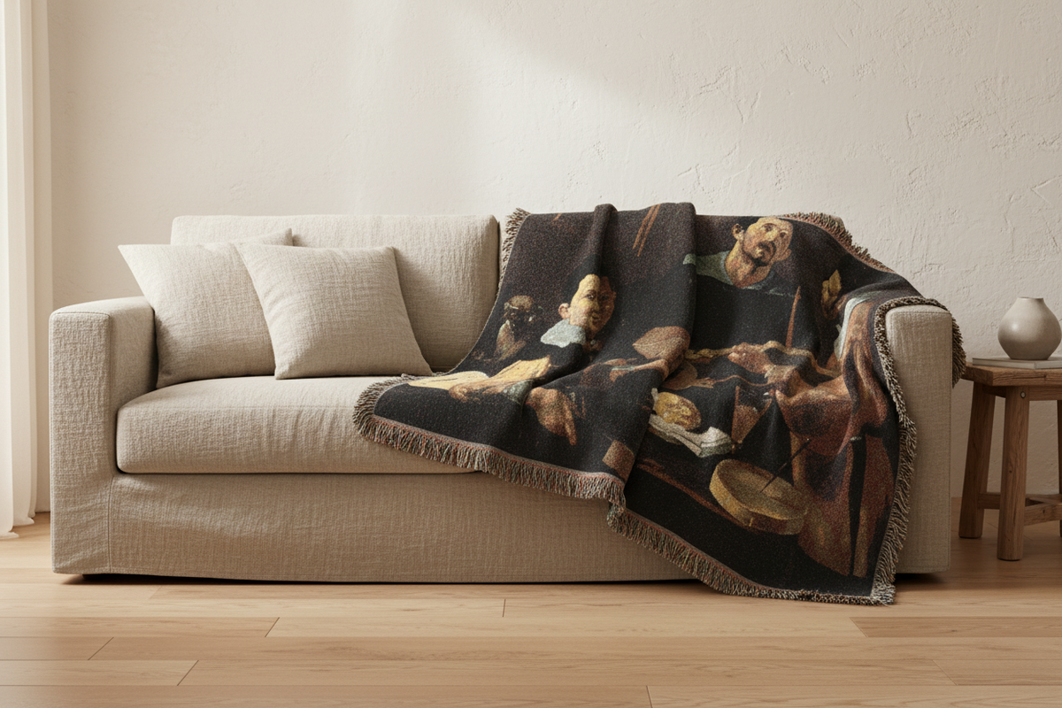 The Three Musicians — Velázquez Tapestry Blanket