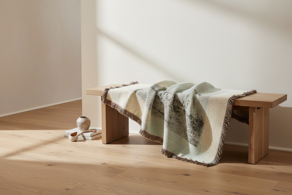 The Tower of Malghera — Canaletto Tapestry Blanket