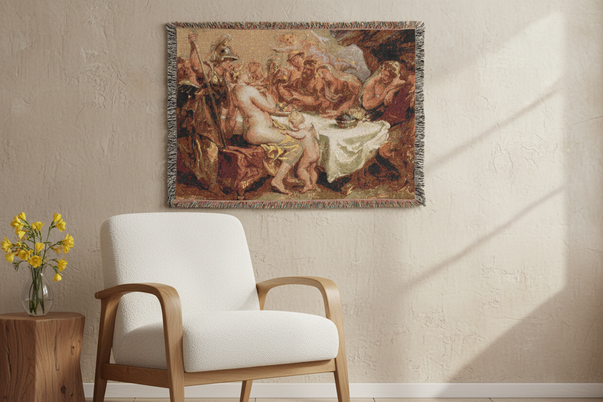 The Wedding of Peleus and Thetis — Rubens Tapestry Blanket