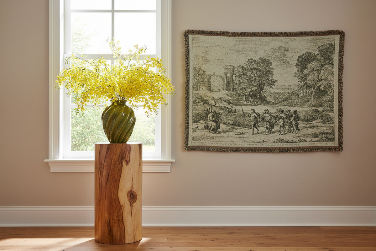 Time, Apollo and the Seasons — Lorrain Tapestry Blanket