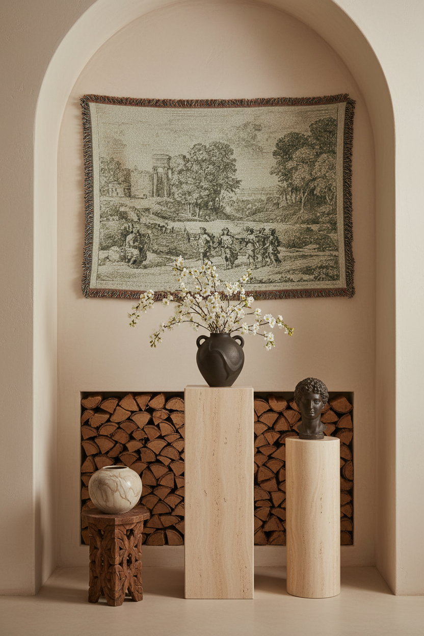 Time, Apollo and the Seasons — Lorrain Tapestry Blanket