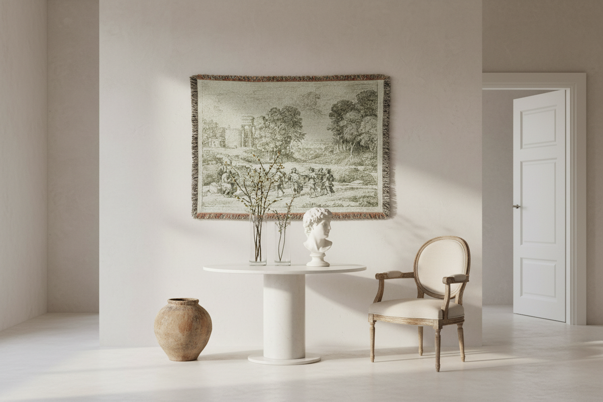Time, Apollo and the Seasons — Lorrain Tapestry Blanket