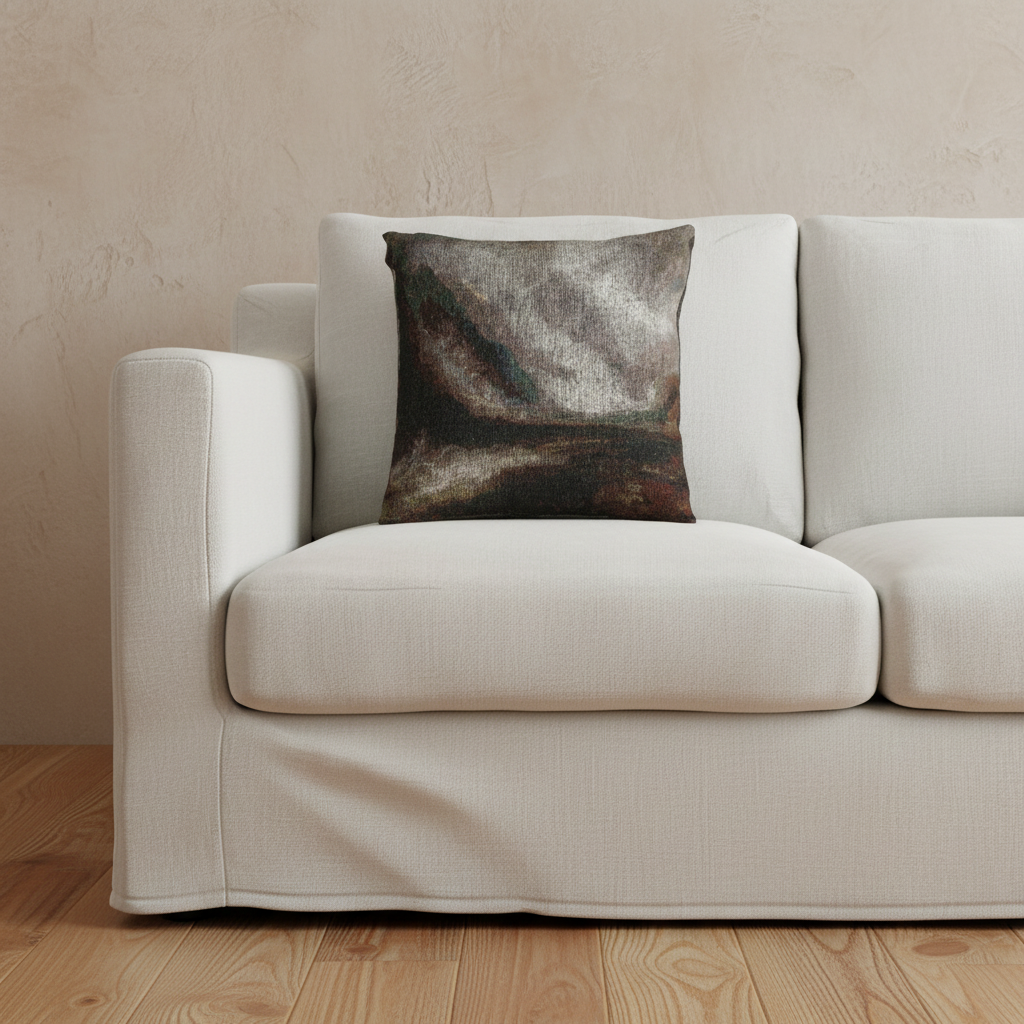 Valley of Aosta Snowstorm — Turner Pillow