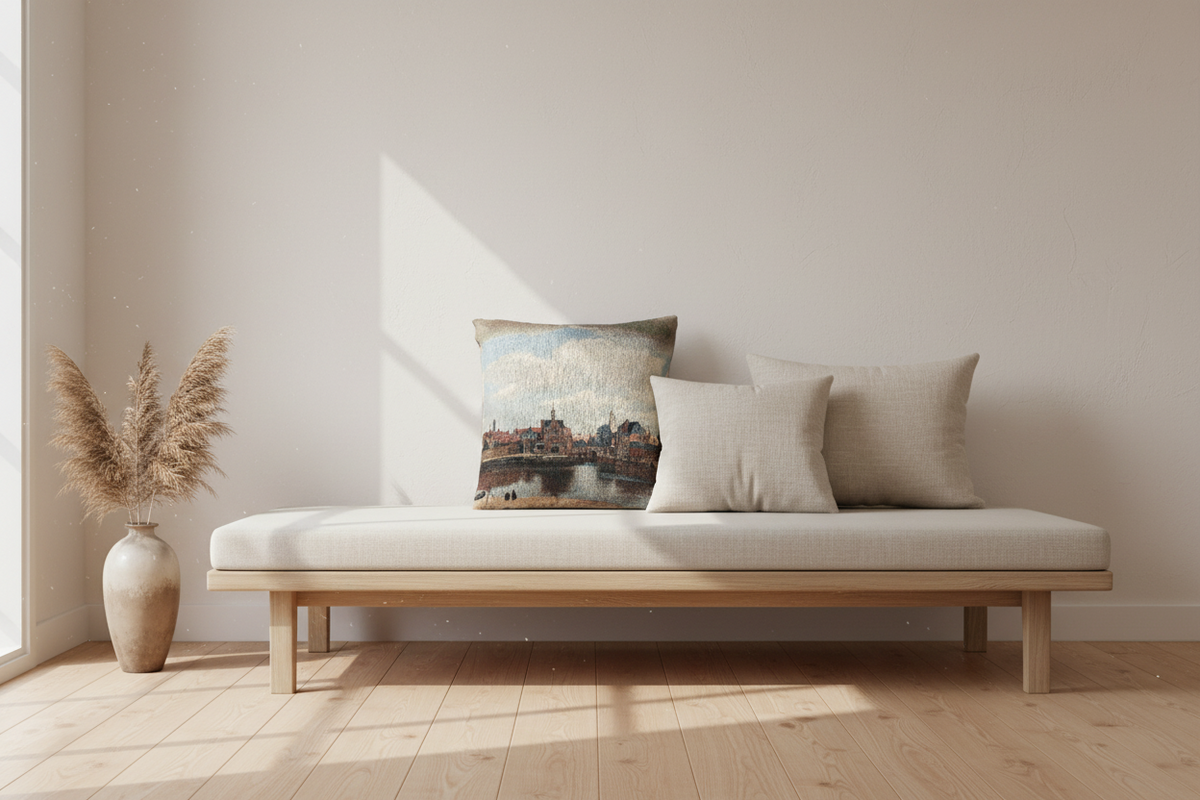 View of Delft — Vermeer Pillow