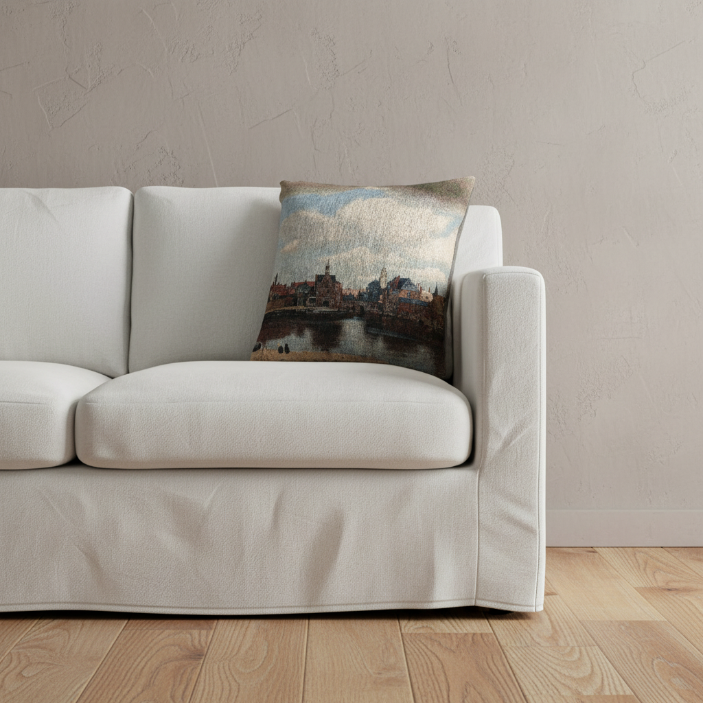View of Delft — Vermeer Pillow