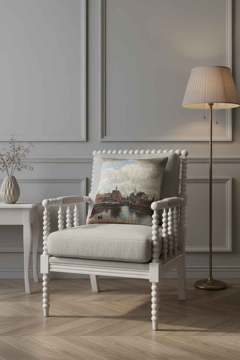 View of Delft — Vermeer Pillow