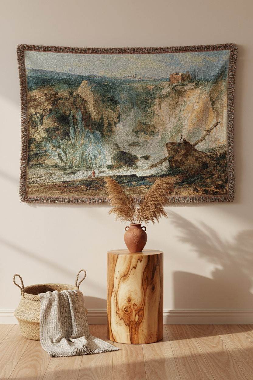 Waterfall — Moreau Tapestry Blanket