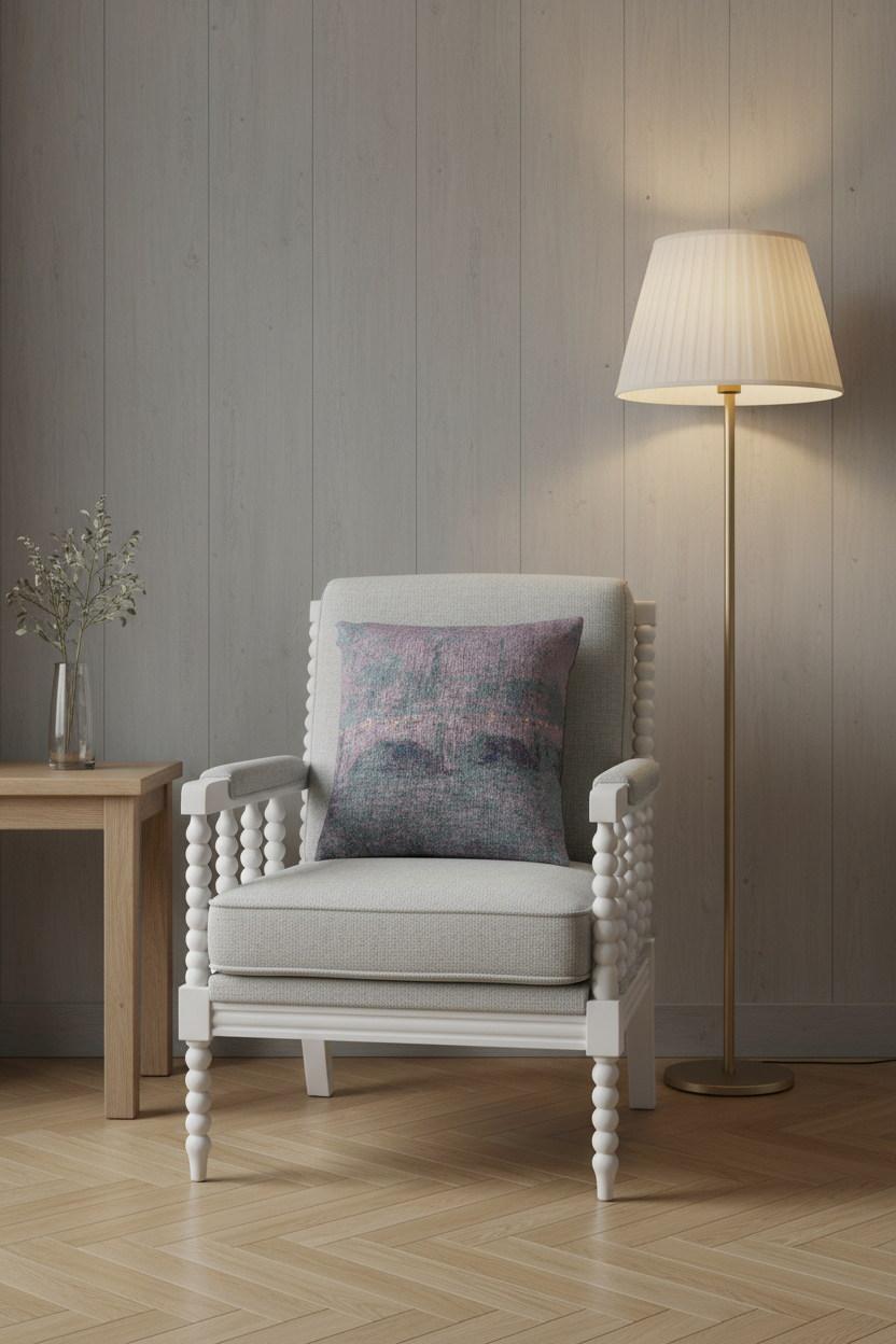 Waterloo Bridge, Sunlight Effect — Monet Pillow