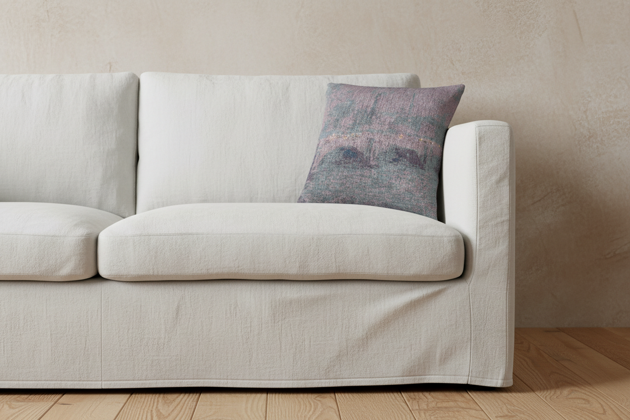 Waterloo Bridge, Sunlight Effect — Monet Pillow