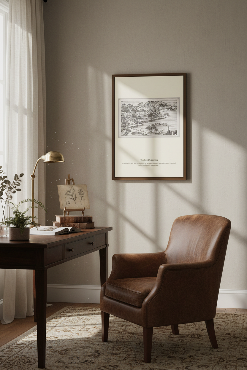 Westlake Panorama — Antique Map Print