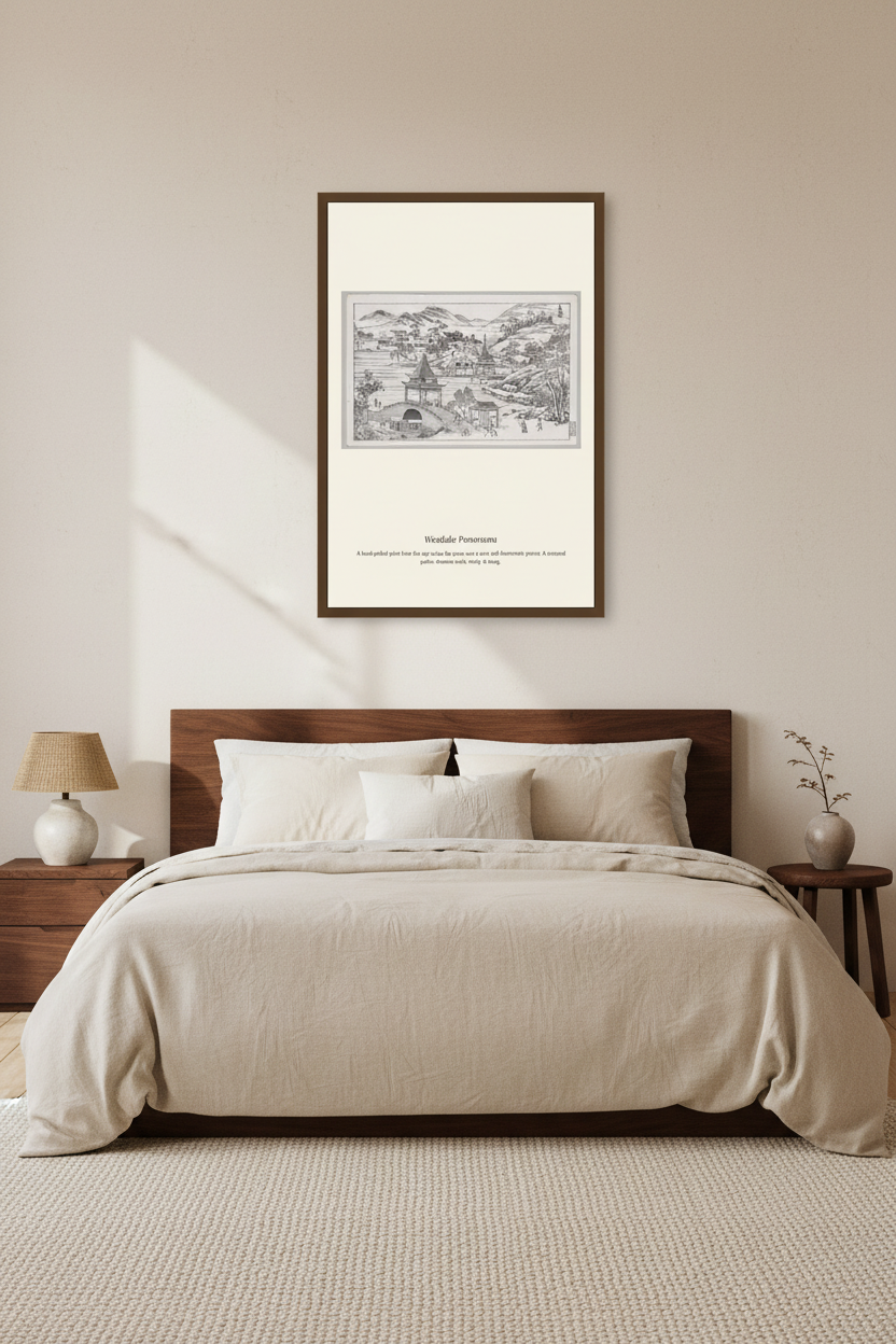 Westlake Panorama (2) — Antique Map Print