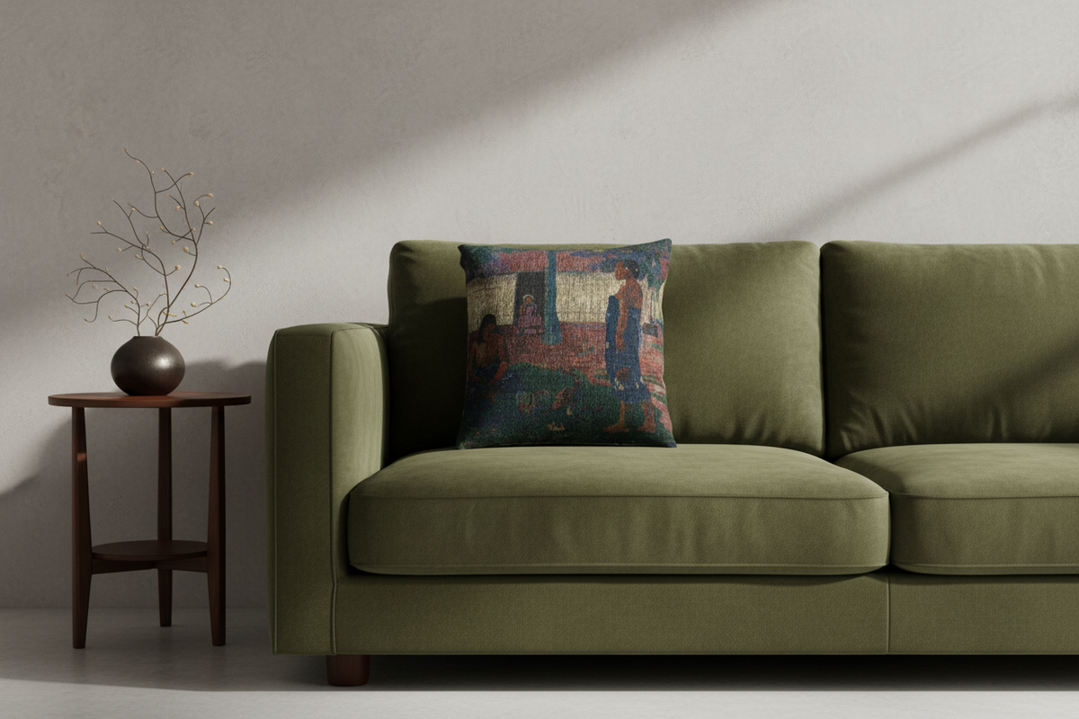 Why Are You Angry? — Gauguin Pillow