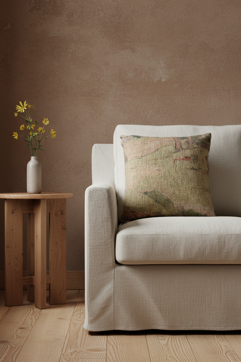 Zhao Mengfu Writing the Heart Sutra Pillow