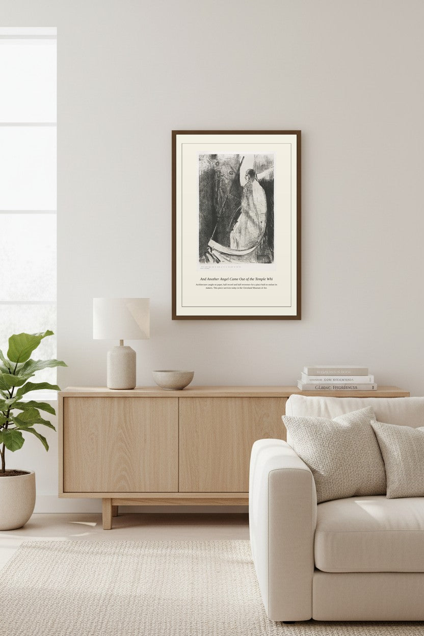 And Another Angel Came Out — Antique Religious Art Print