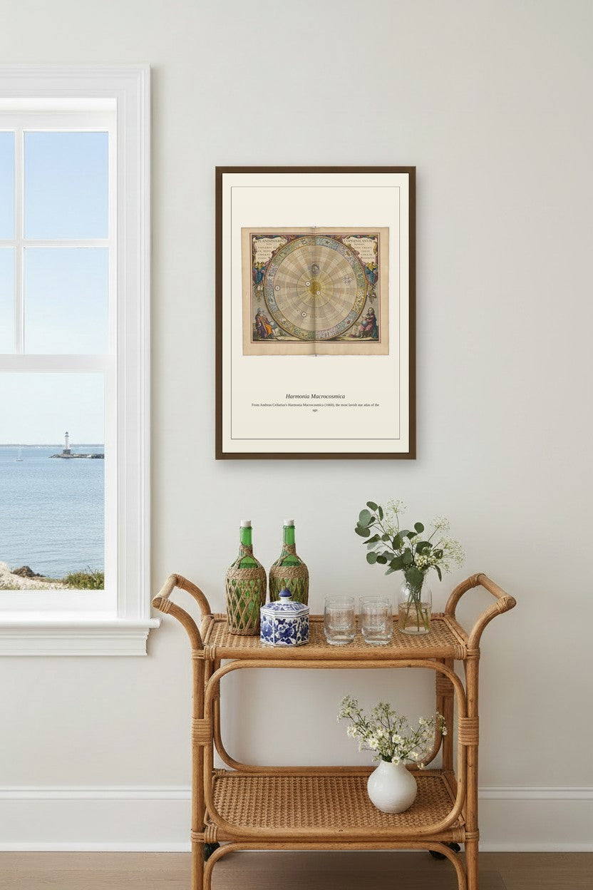 Cellarius Celestial Chart (10) — Antique Celestial Print