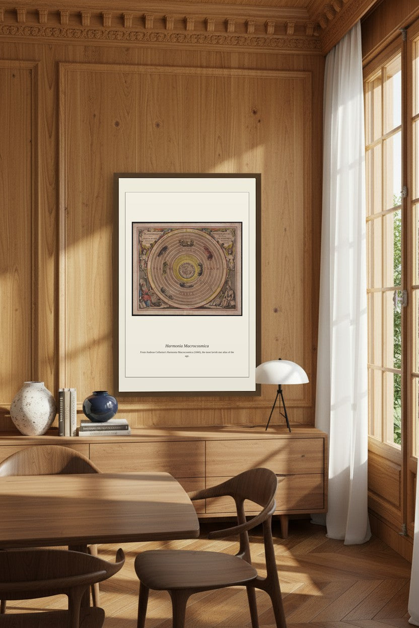 Cellarius Celestial Chart (11) — Antique Celestial Print