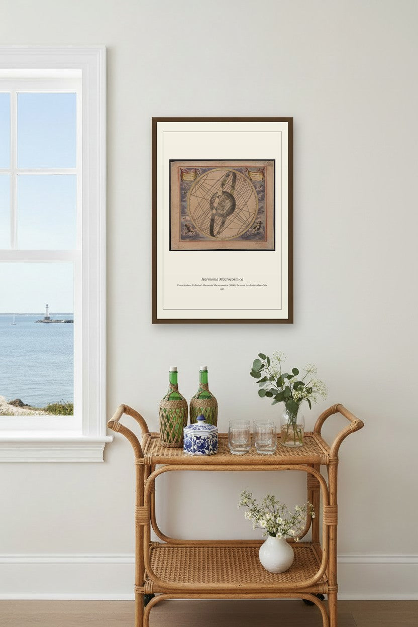 Cellarius Celestial Chart (13) — Antique Celestial Print