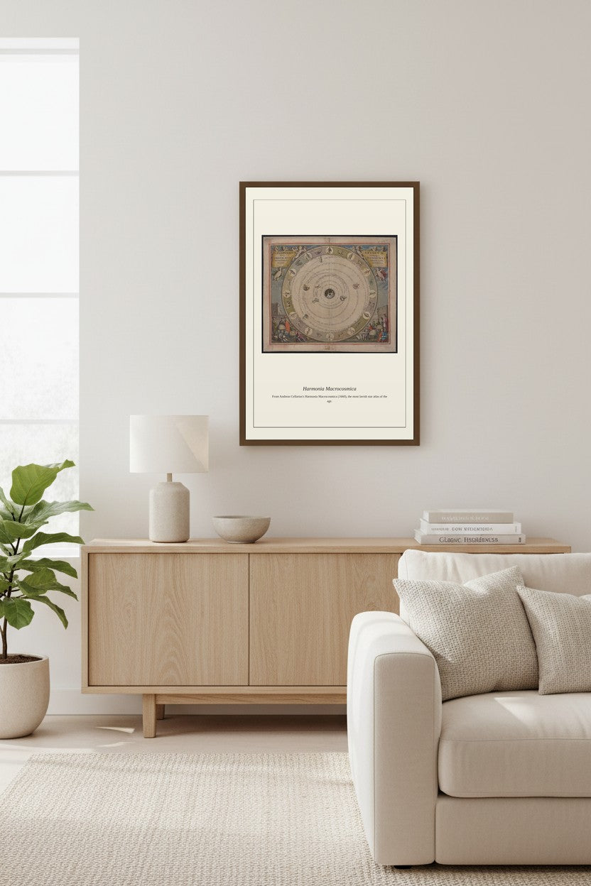 Cellarius Celestial Chart (15) — Antique Celestial Print