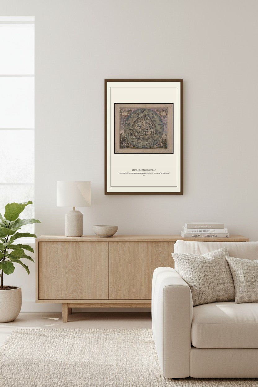 Cellarius Celestial Chart (18) — Antique Celestial Print