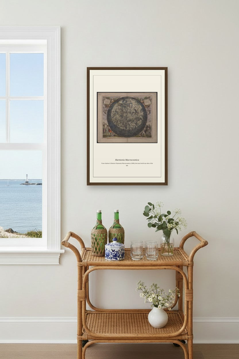 Cellarius Celestial Chart (19) — Antique Celestial Print