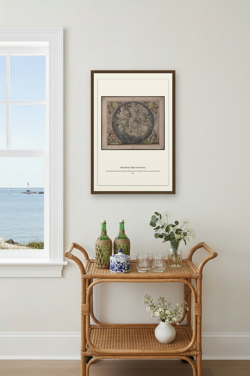 Cellarius Celestial Chart (21) — Antique Celestial Print