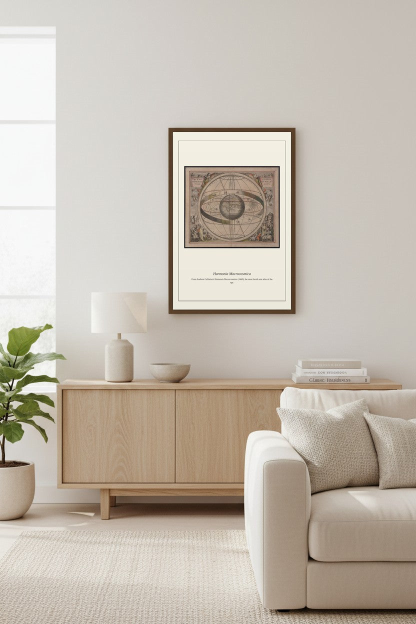 Cellarius Celestial Chart (23) — Antique Celestial Print