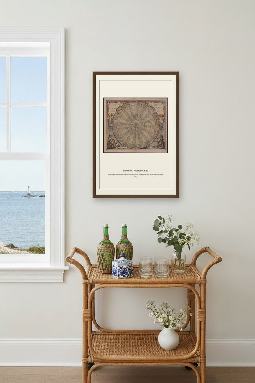 Cellarius Celestial Chart (24) — Antique Celestial Print