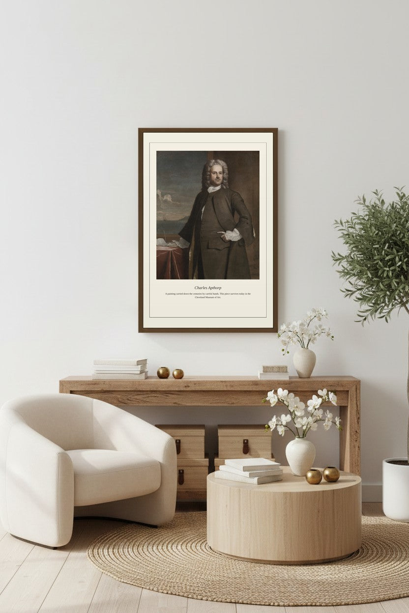 Portrait of Charles Apthorp — Antique Portrait Print