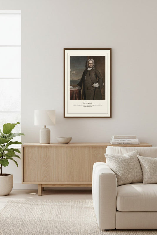 Portrait of Charles Apthorp — Antique Portrait Print