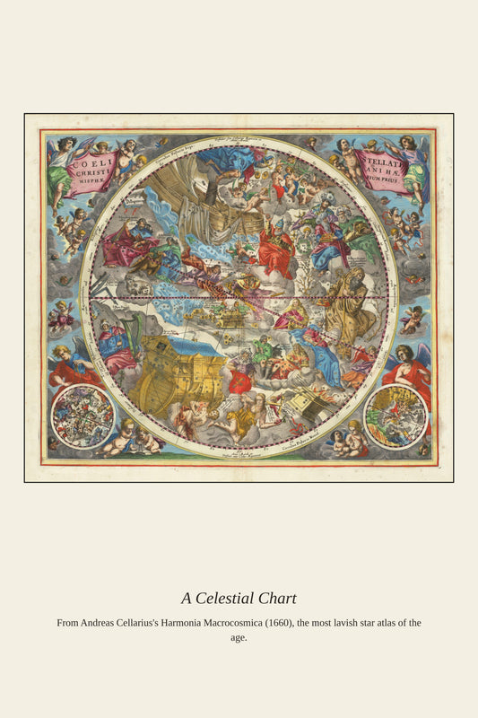 Christian Constellations — a restored antique celestial print