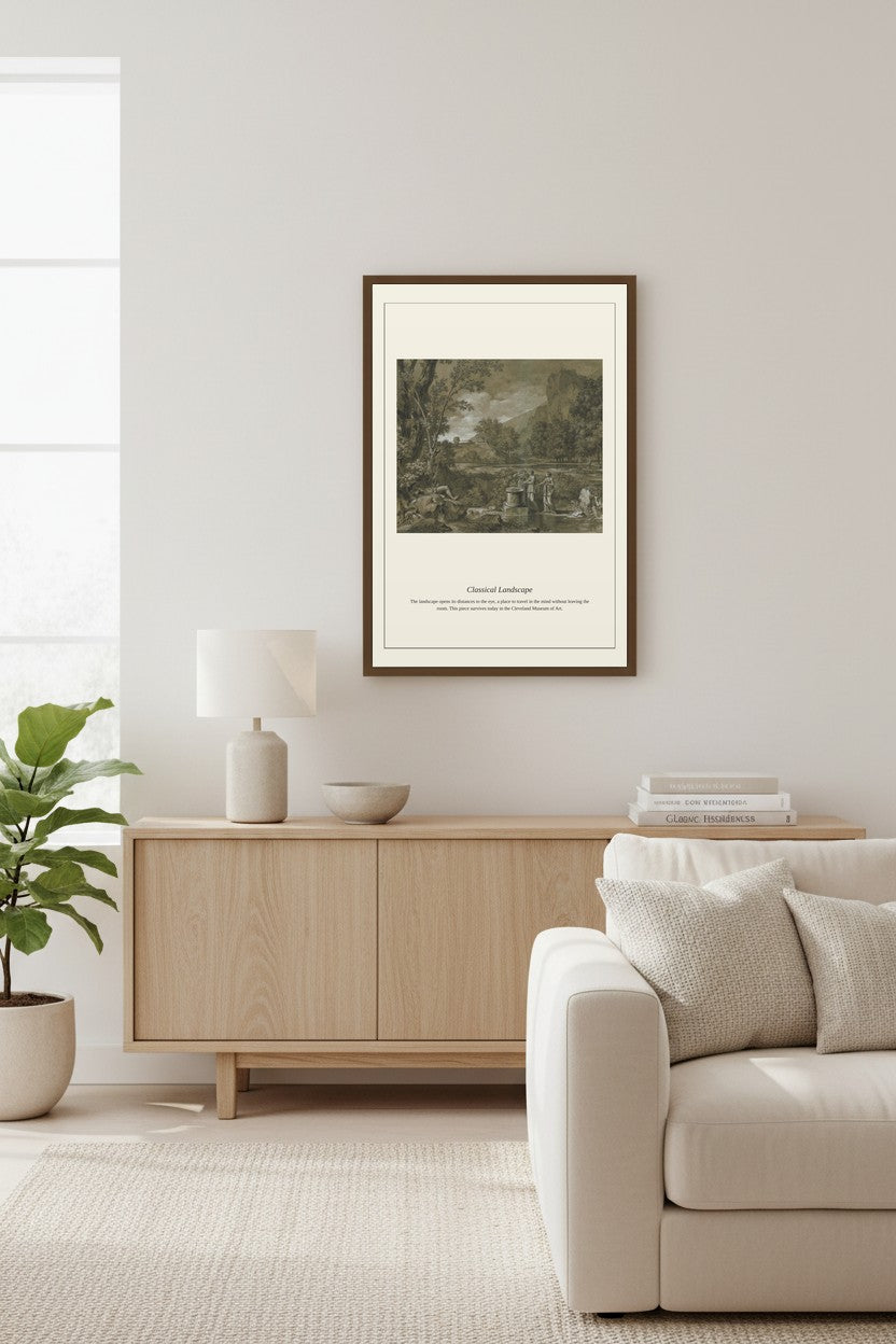 Classical Landscape — Antique Landscape Print