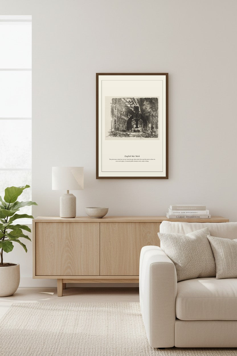 English War Work (2) — Antique Historical Print