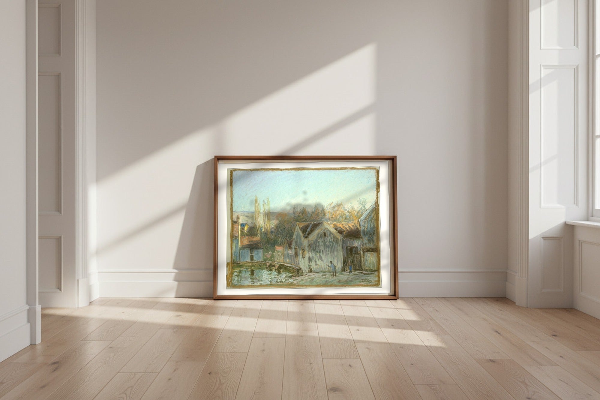 A Corner of Moret-sur-Loing — Alfred Sisley Fine Art Poster