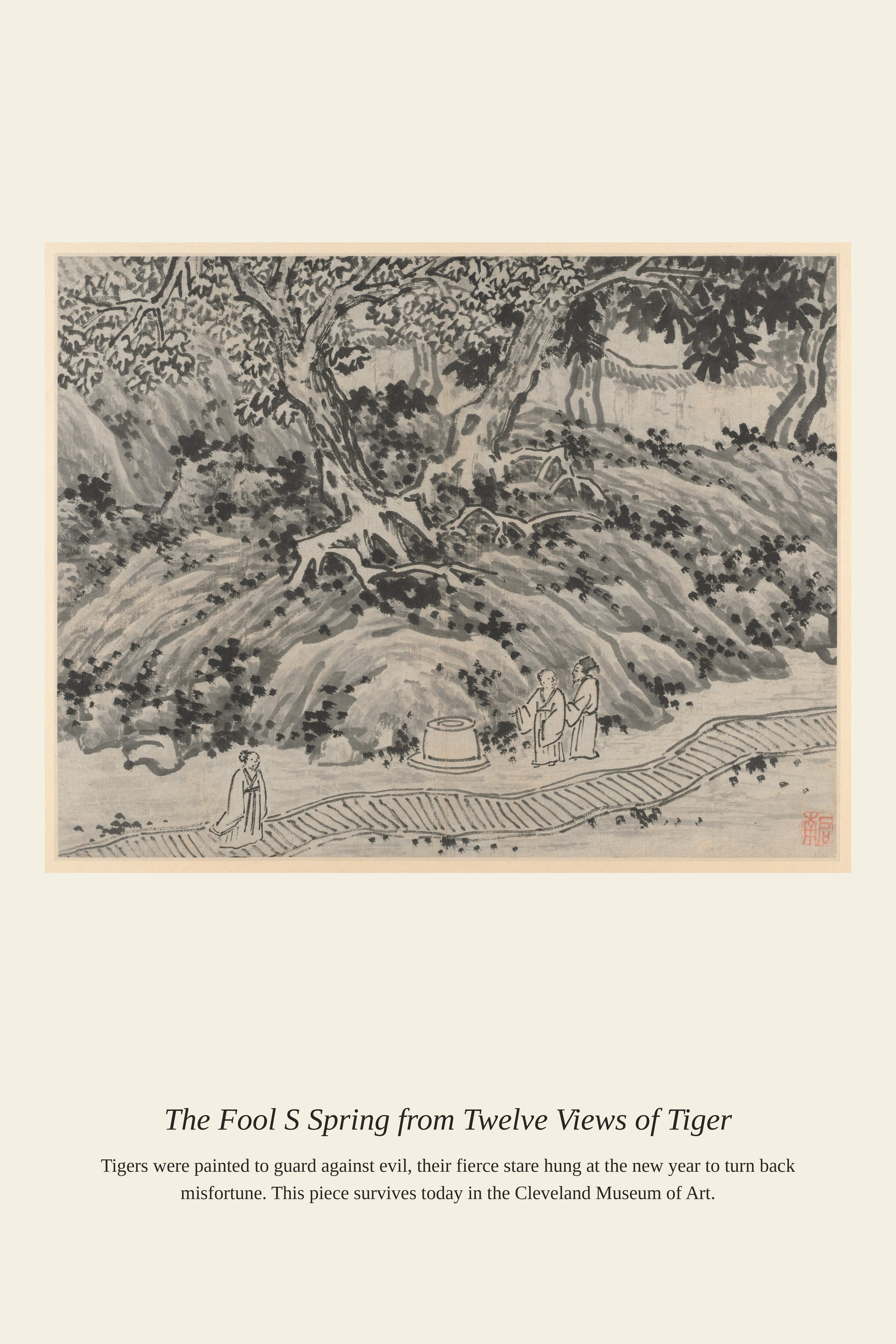 The Fool's Spring from Twelve Views — a restored antique natural history print