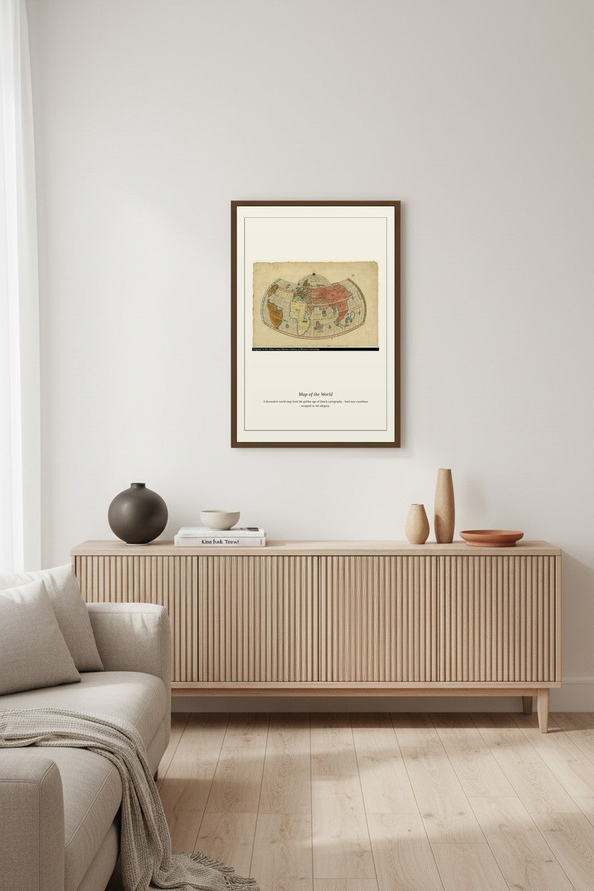 Glareanus Map — Antique Art Print