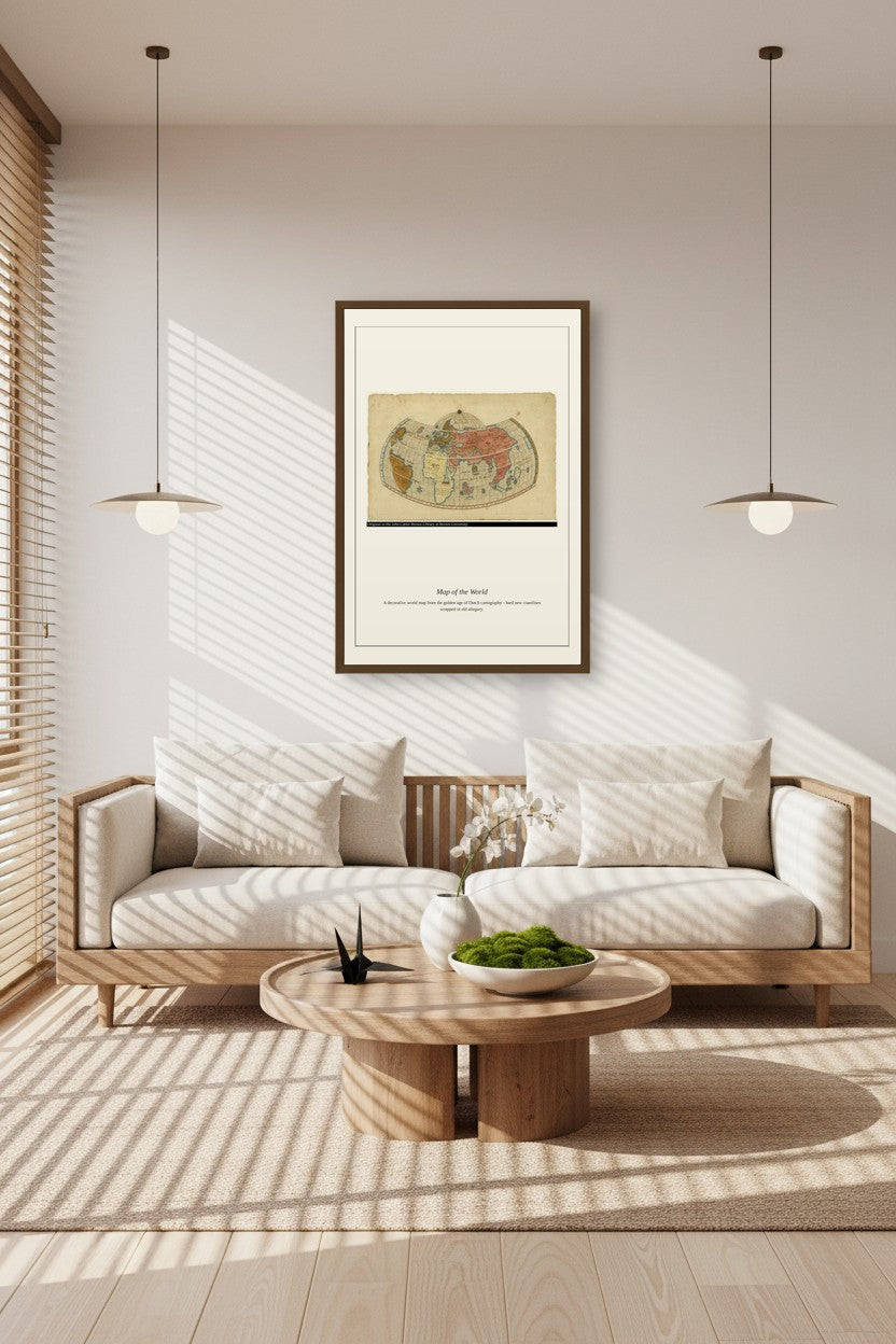 Glareanus Map — Antique Art Print