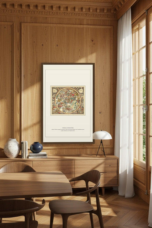Cellarius Celestial Atlas — Antique Historical Print