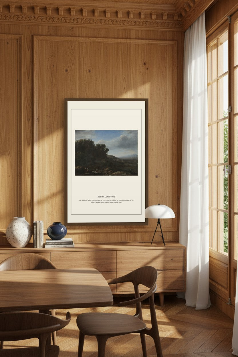 Italian Landscape (2) — Antique Landscape Print