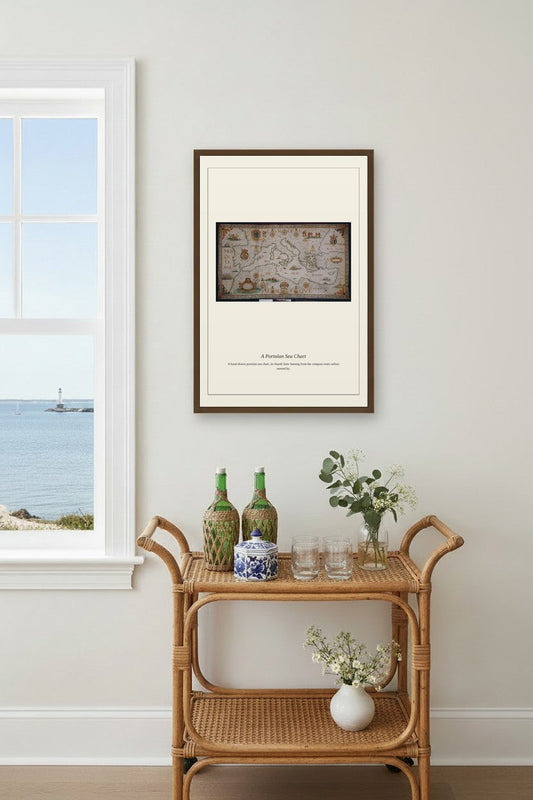 The Mediterranean Sea — Jean François Roussin Antique Art Print
