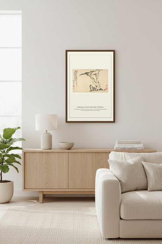 Landscapes in Various Styles After Old (3) — Antique Landscape Print